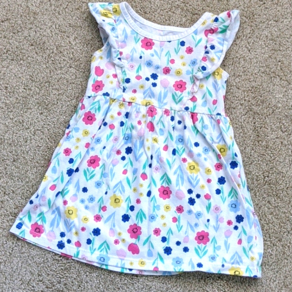 Floral cotton dress